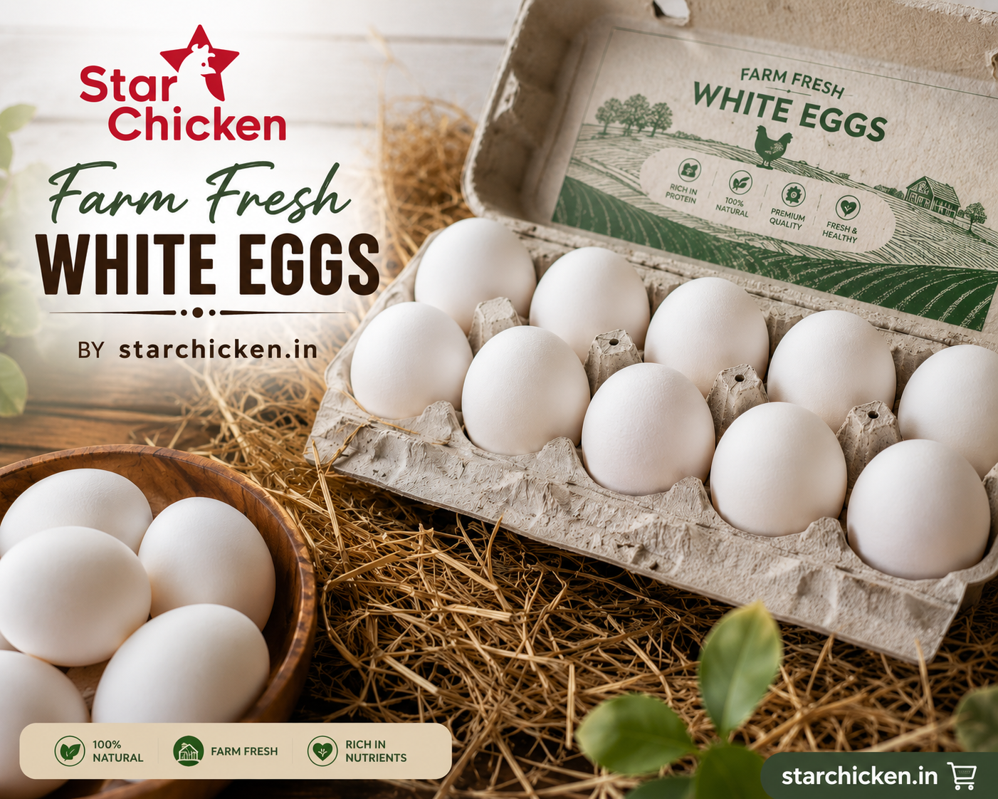 Farm Fresh Eggs (15 pcs)